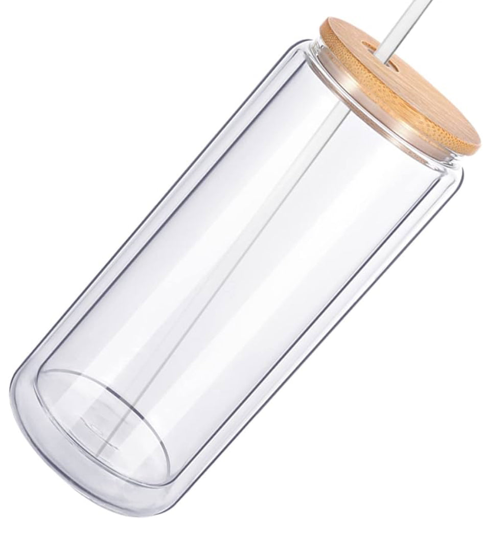 30oz Glass Can tumbler